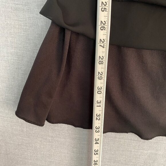 Jolie Sleeveless Dress Metallic Top Sheer Sharkbite Overlay on Skirt Sz 10 - Picture 9 of 9